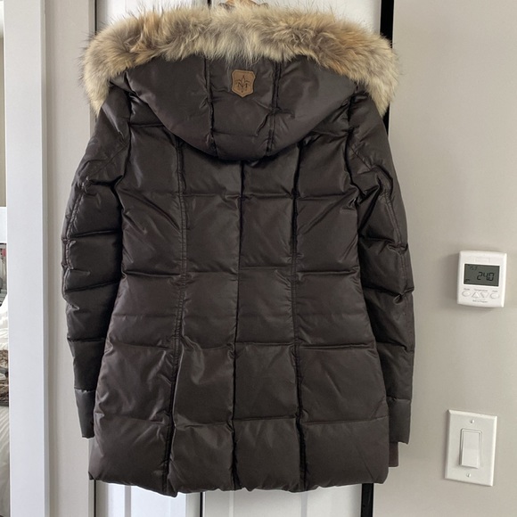 Mackage - chocolate brown down jacket - Picture 2 of 2